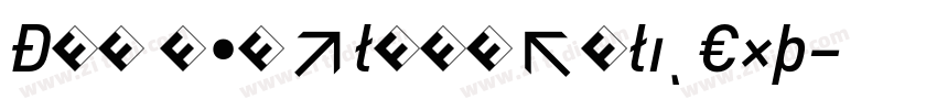DIN RegularItalicExp字体转换